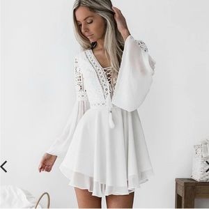 Two Sisters Label size 6 Little White Dress